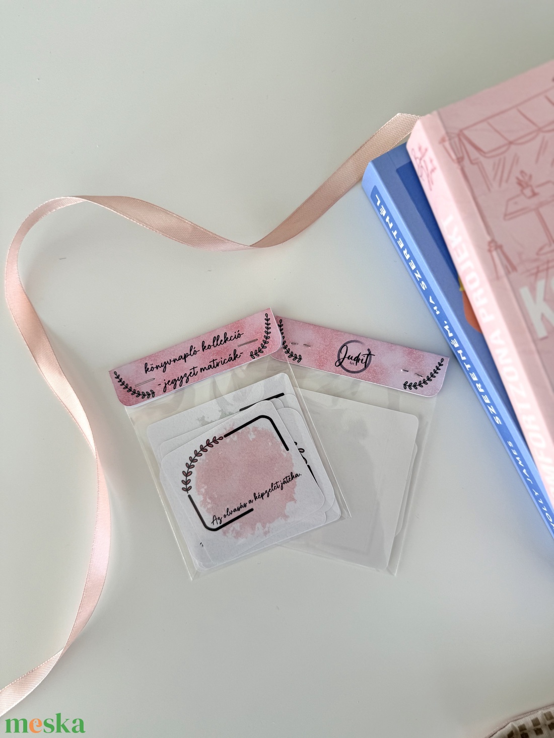 Könyvnapló - jegyzetmatrica csomag - otthon & életmód - papír, írószer - matrica, matrica csomag - Meska.hu