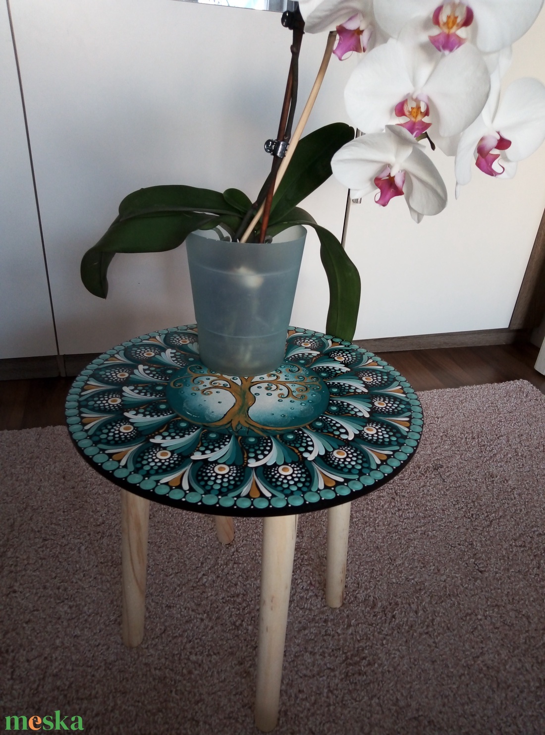 Életfa Mandala asztalka - otthon & életmód - bútor - asztal - Meska.hu Életfa Mandala asztalka - otthon & életmód - bútor - asztal - Meska.hu