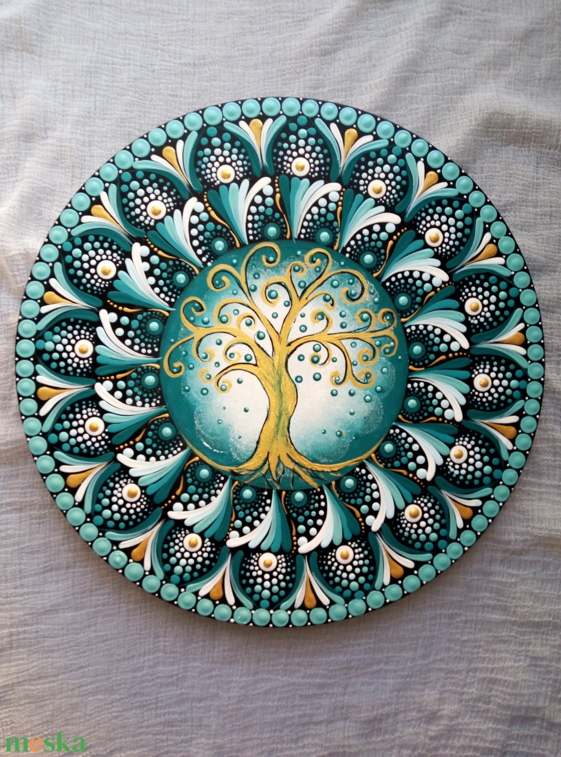 Életfa Mandala asztalka - otthon & életmód - bútor - asztal - Meska.hu Életfa Mandala asztalka - otthon & életmód - bútor - asztal - Meska.hu