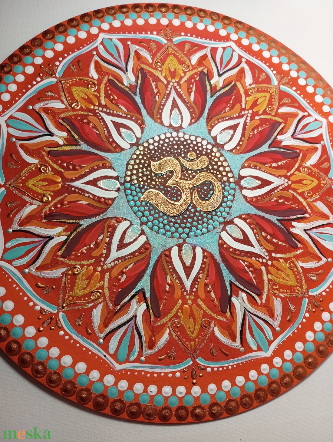 OM Mandala - művészet - festmény - akril - Meska.hu OM Mandala - művészet - festmény - akril - Meska.hu