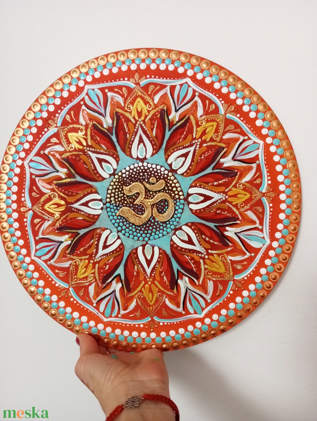 OM Mandala - művészet - festmény - akril - Meska.hu OM Mandala - művészet - festmény - akril - Meska.hu