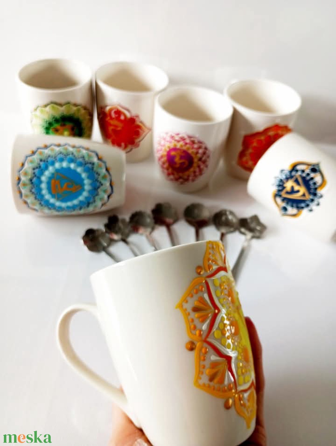 Csakra Bögrék - otthon & életmód - konyhafelszerelés, tálalás - tálalás - bögre & csésze - Meska.hu Csakra Bögrék - otthon & életmód - konyhafelszerelés, tálalás - tálalás - bögre & csésze - Meska.hu