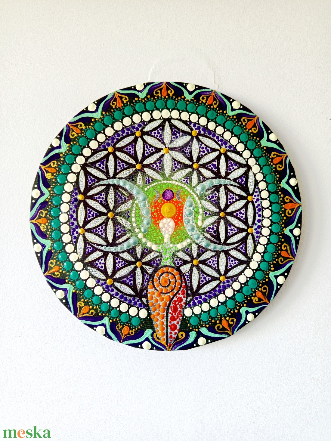 Női egyensúly mandala - művészet - festmény - akril - Meska.hu Női egyensúly mandala - művészet - festmény - akril - Meska.hu