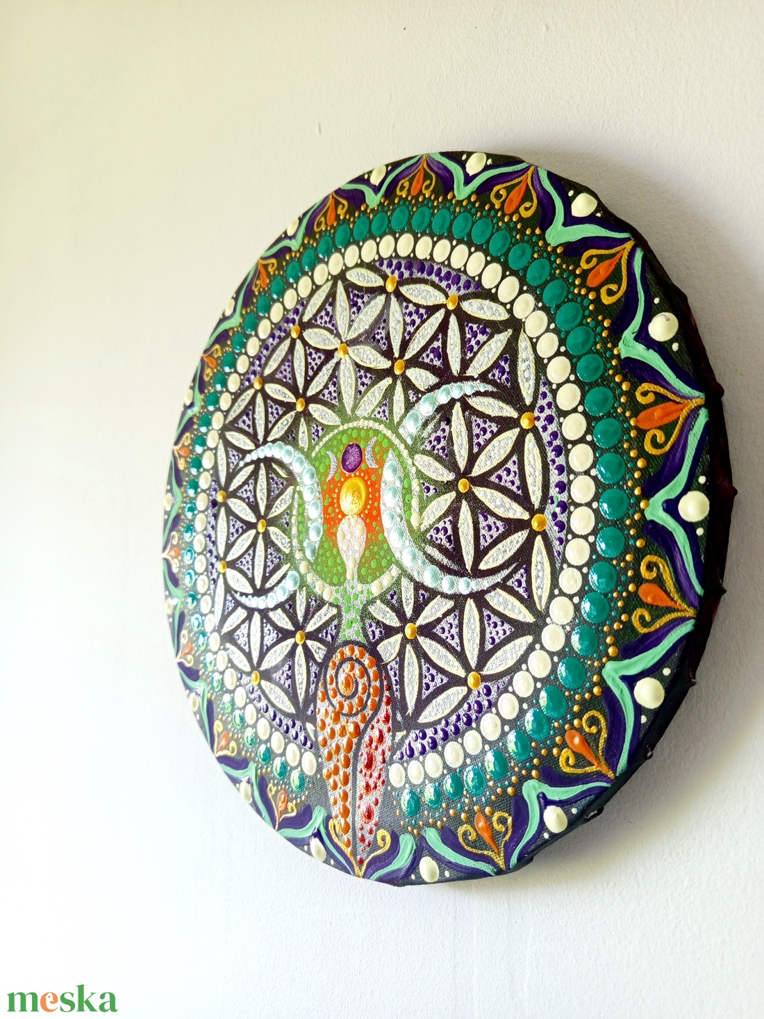 Női egyensúly mandala - művészet - festmény - akril - Meska.hu Női egyensúly mandala - művészet - festmény - akril - Meska.hu
