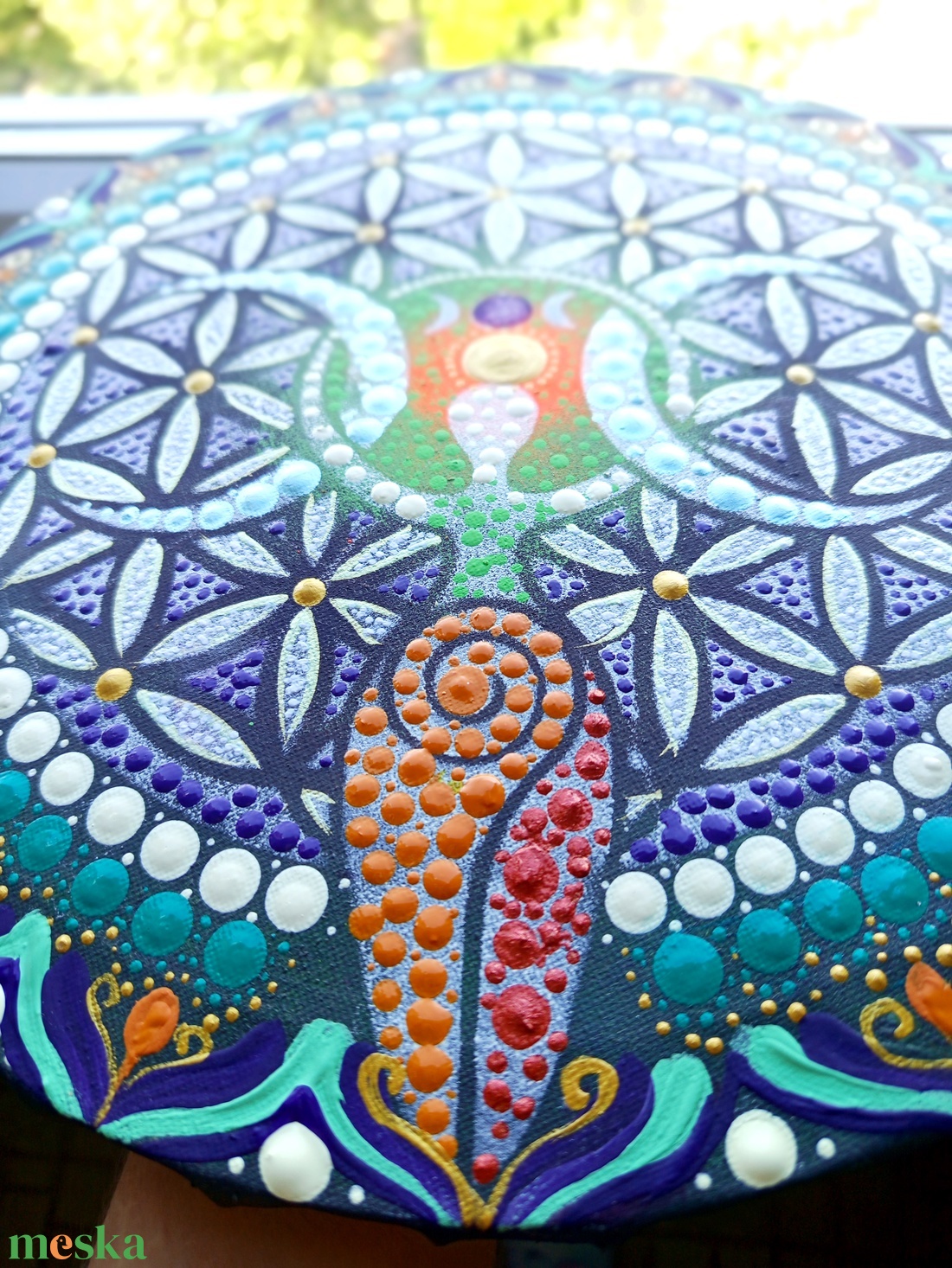 Női egyensúly mandala - művészet - festmény - akril - Meska.hu Női egyensúly mandala - művészet - festmény - akril - Meska.hu