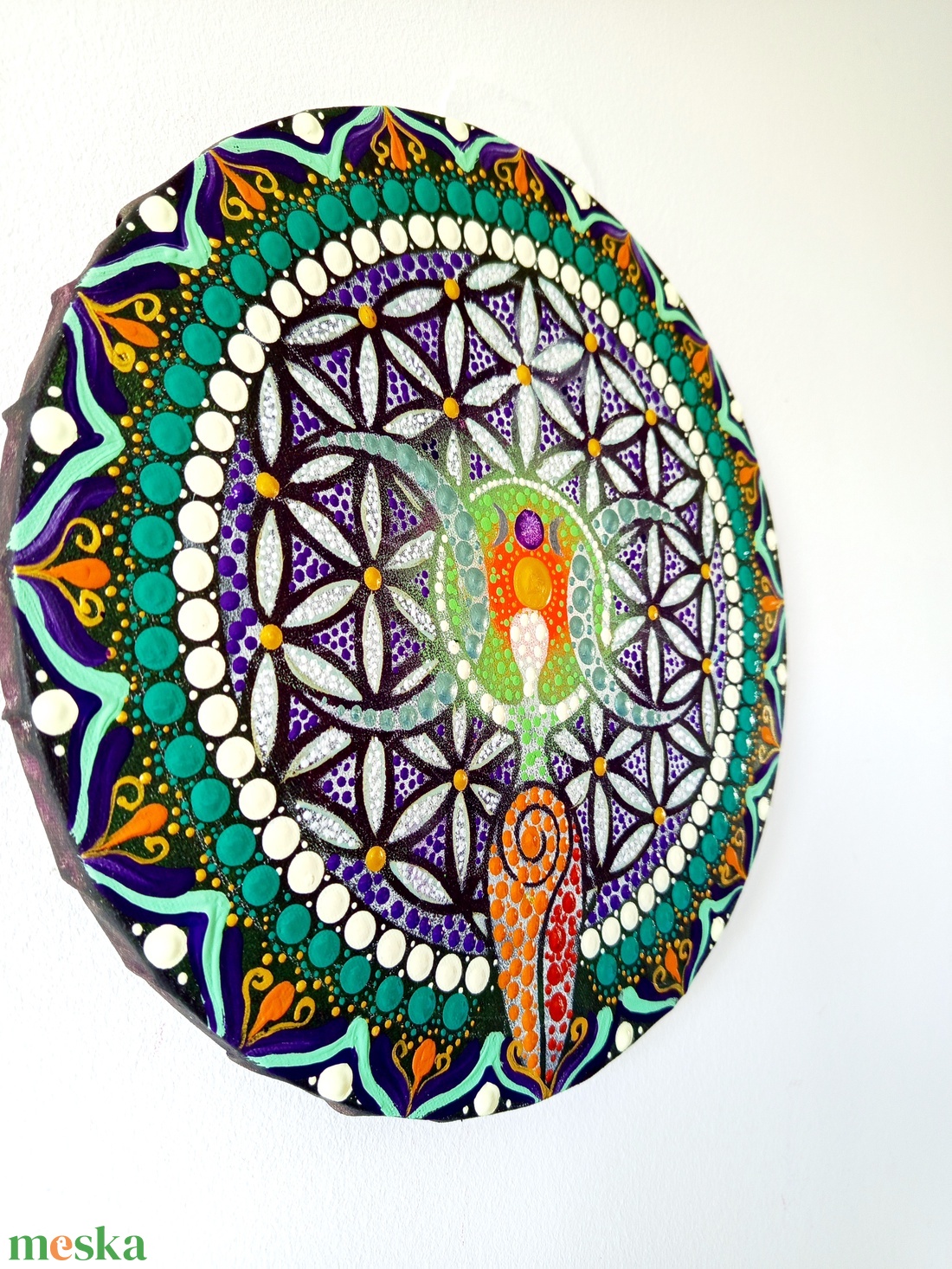 Női egyensúly mandala - művészet - festmény - akril - Meska.hu Női egyensúly mandala - művészet - festmény - akril - Meska.hu