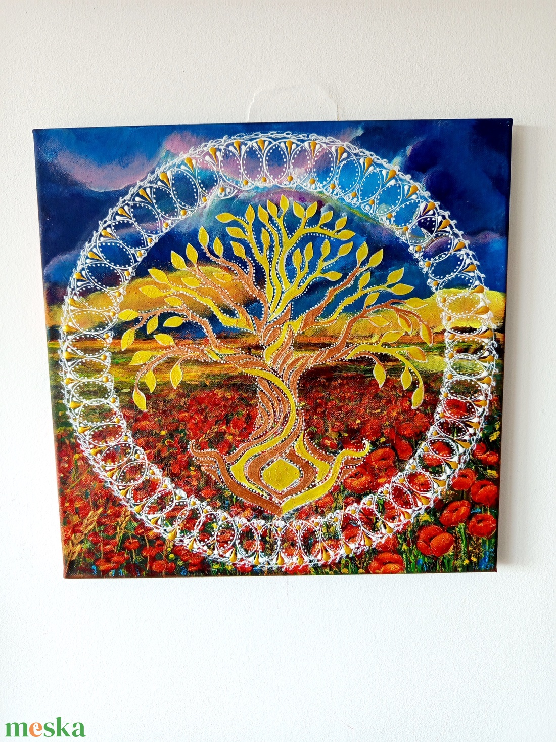 Pipacsmező Mandala - művészet - festmény - akril - Meska.hu Pipacsmező Mandala - művészet - festmény - akril - Meska.hu