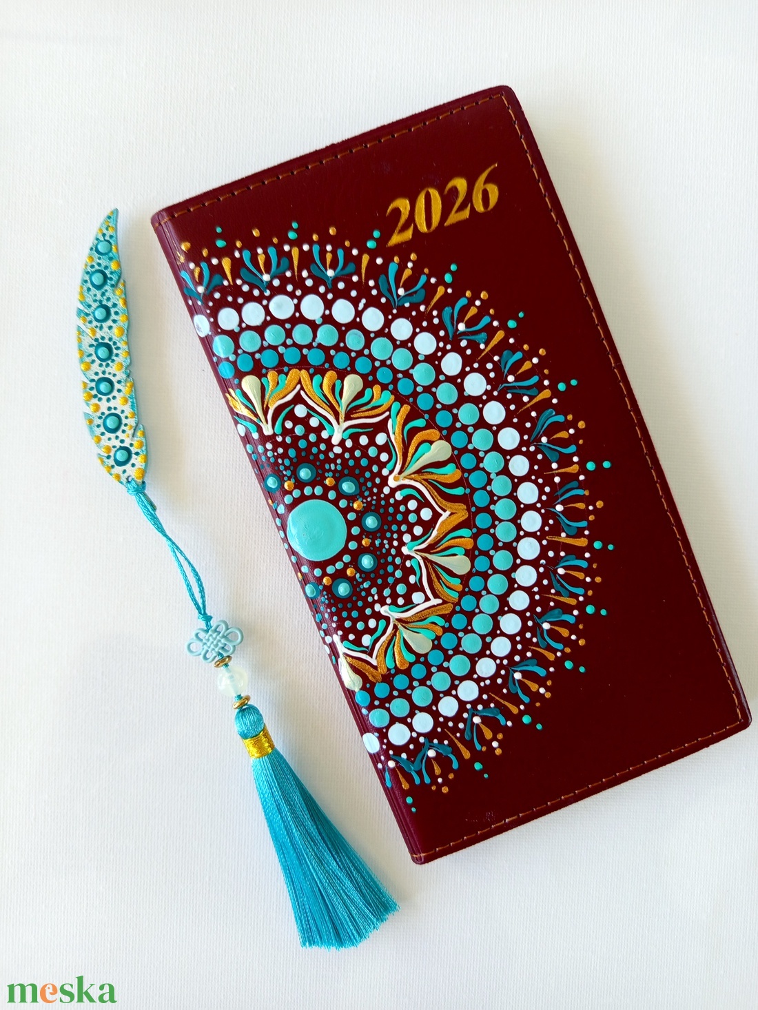 Mahagóni zsebnaptár  - otthon & életmód - papír, írószer - naptár & tervező - Meska.hu