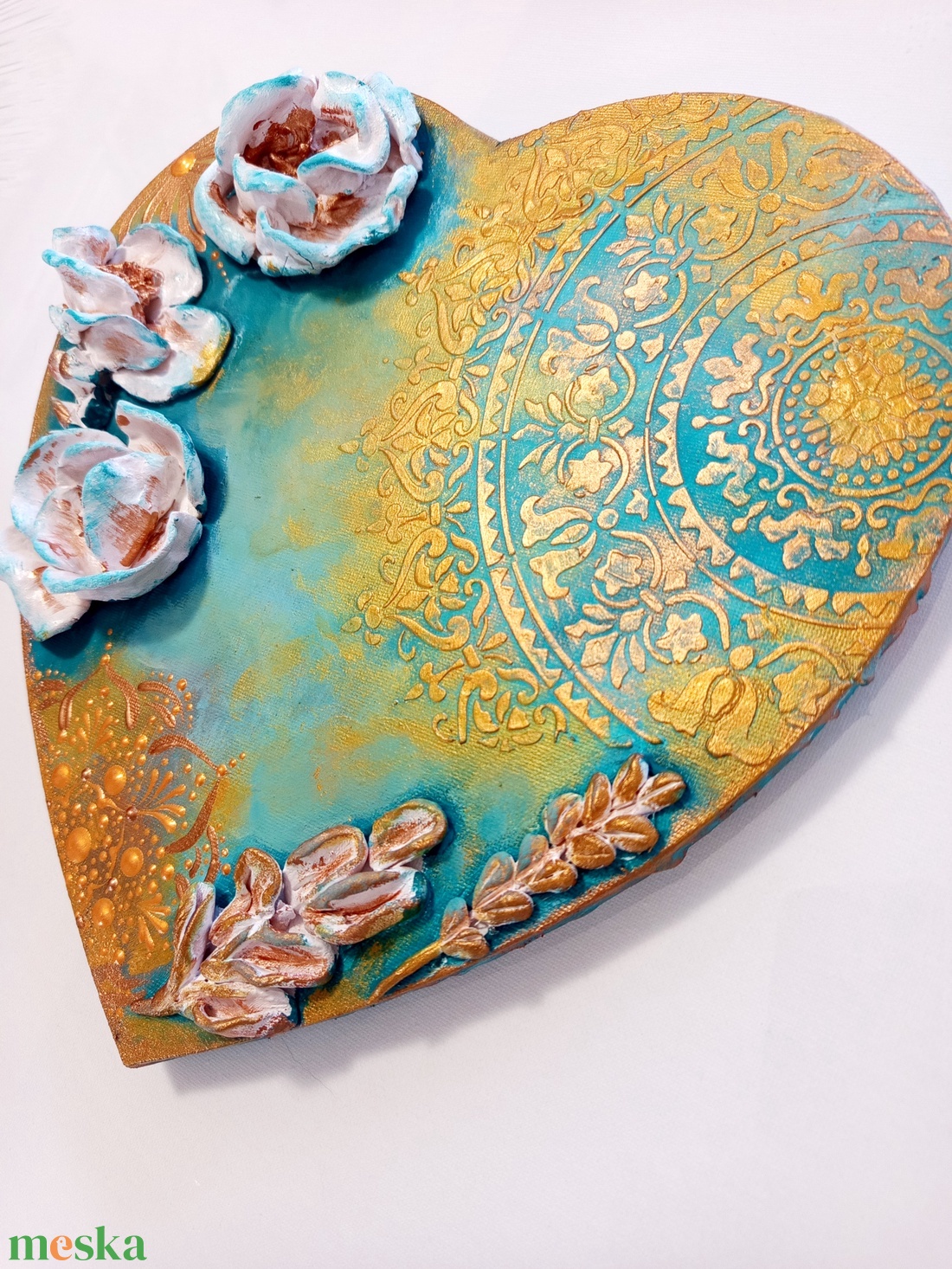 Formázott Virágok harmóniája  - művészet - festmény - festmény vegyes technika - Meska.hu