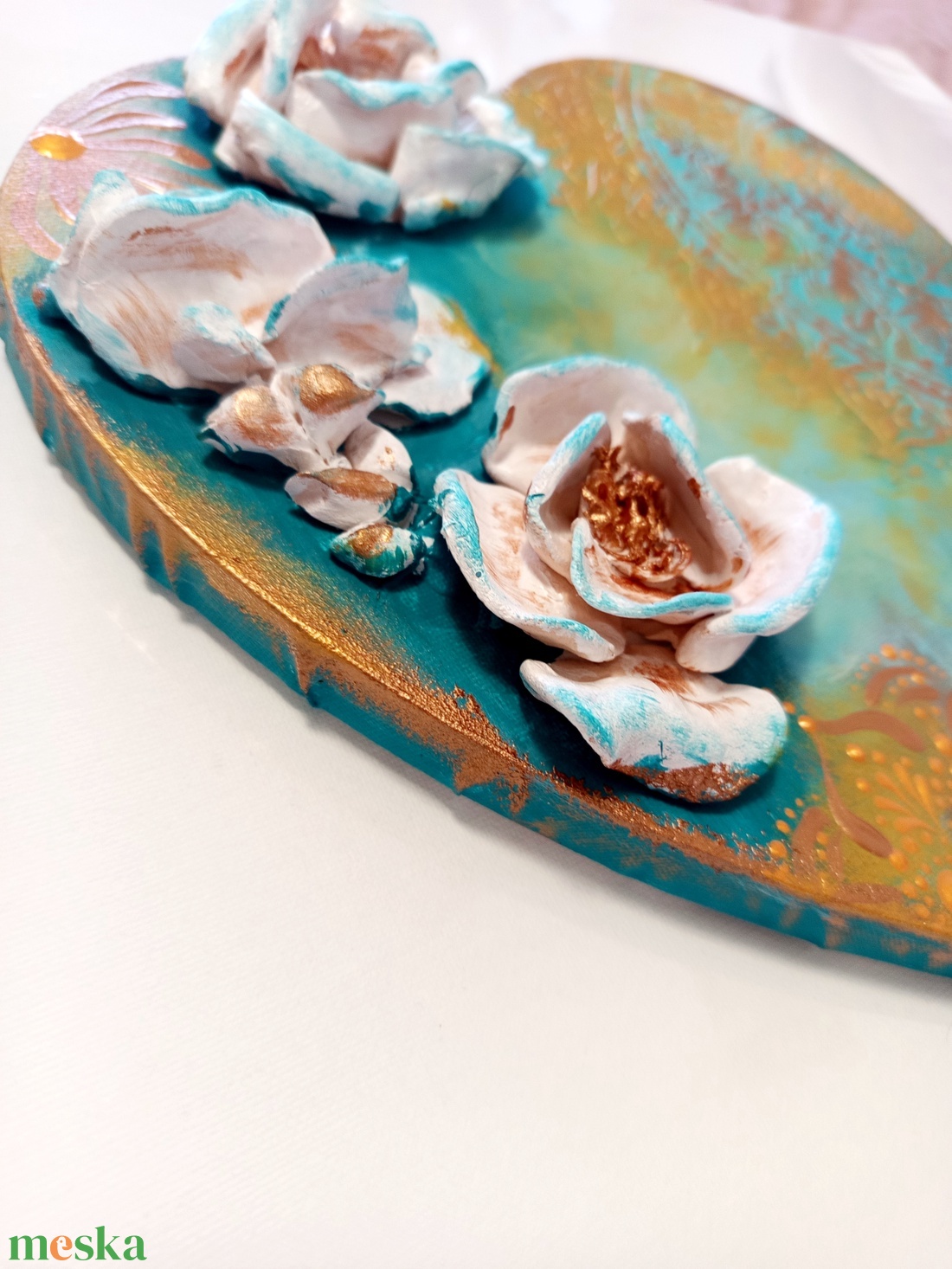 Formázott Virágok harmóniája  - művészet - festmény - festmény vegyes technika - Meska.hu