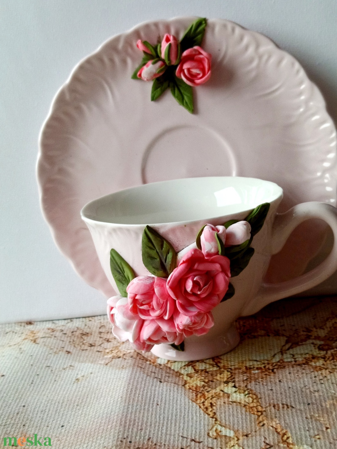 Romantikus elegancia - otthon & életmód - konyhafelszerelés, tálalás - tálalás - bögre & csésze - Meska.hu