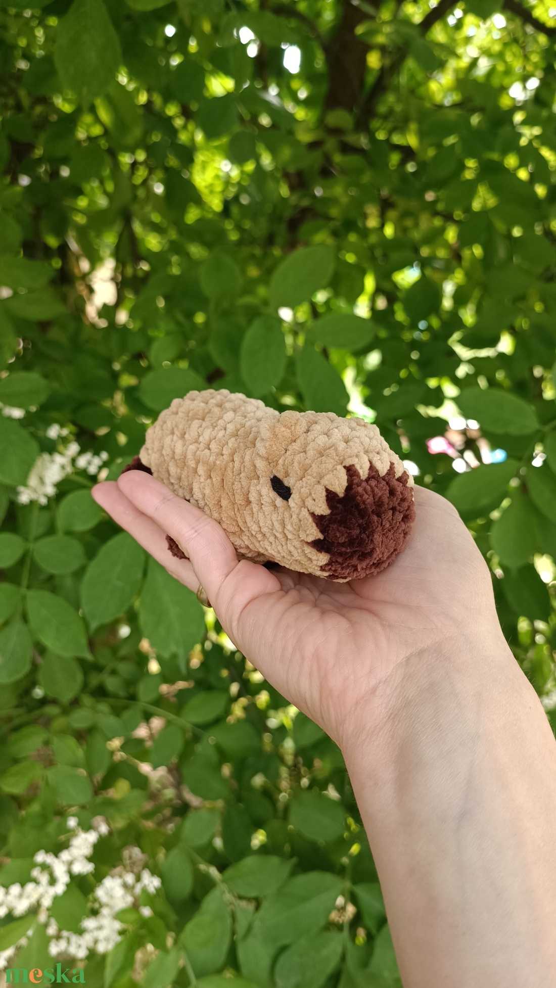 Horgolt kapibara - játék & sport - plüssállat & játékfigura - kapibara - Meska.hu