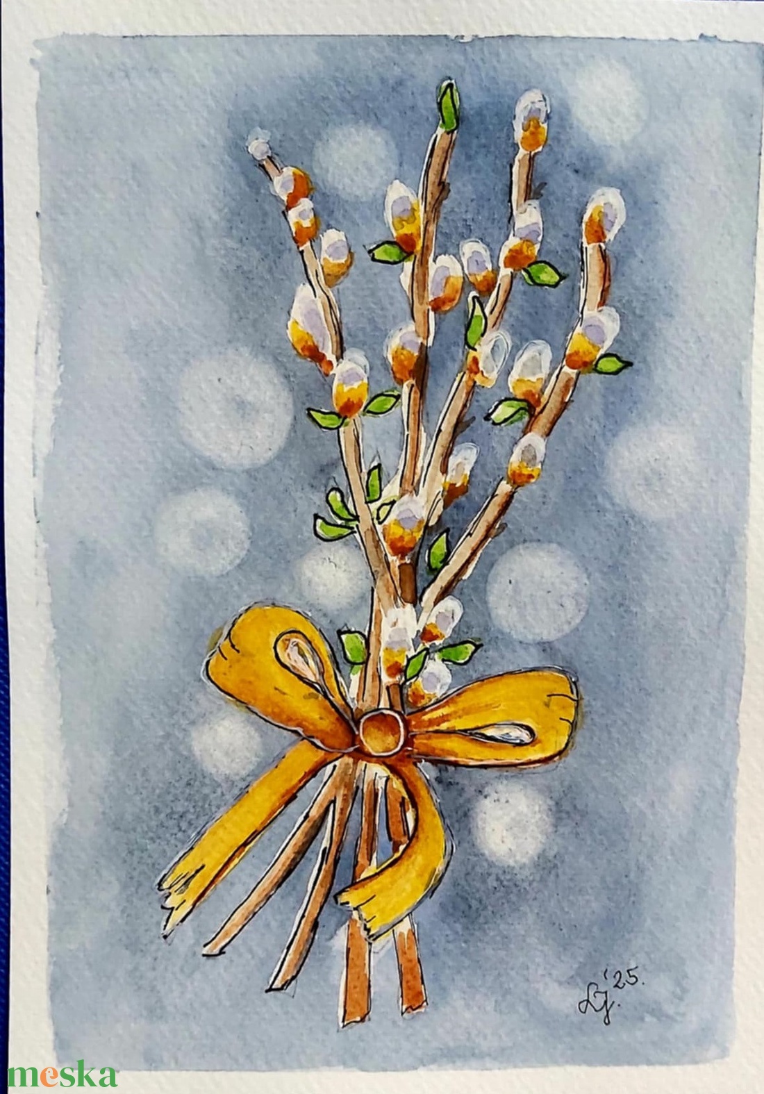 Masnis barka  - művészet - festmény - akvarell - Meska.hu