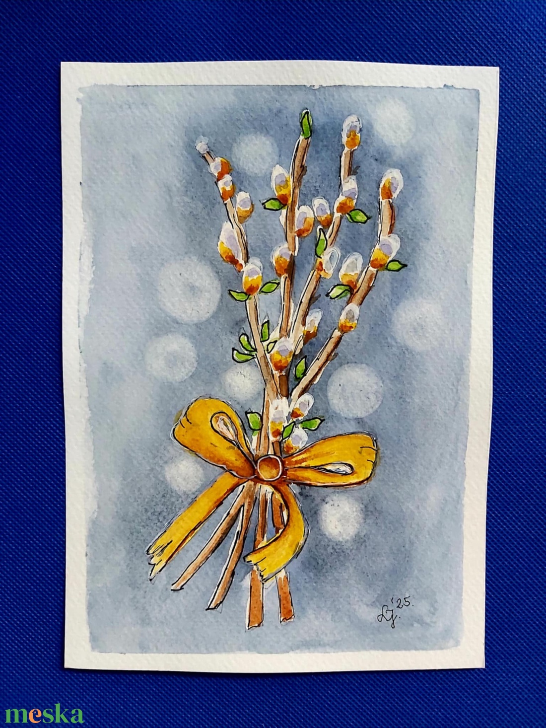 Masnis barka  - művészet - festmény - akvarell - Meska.hu