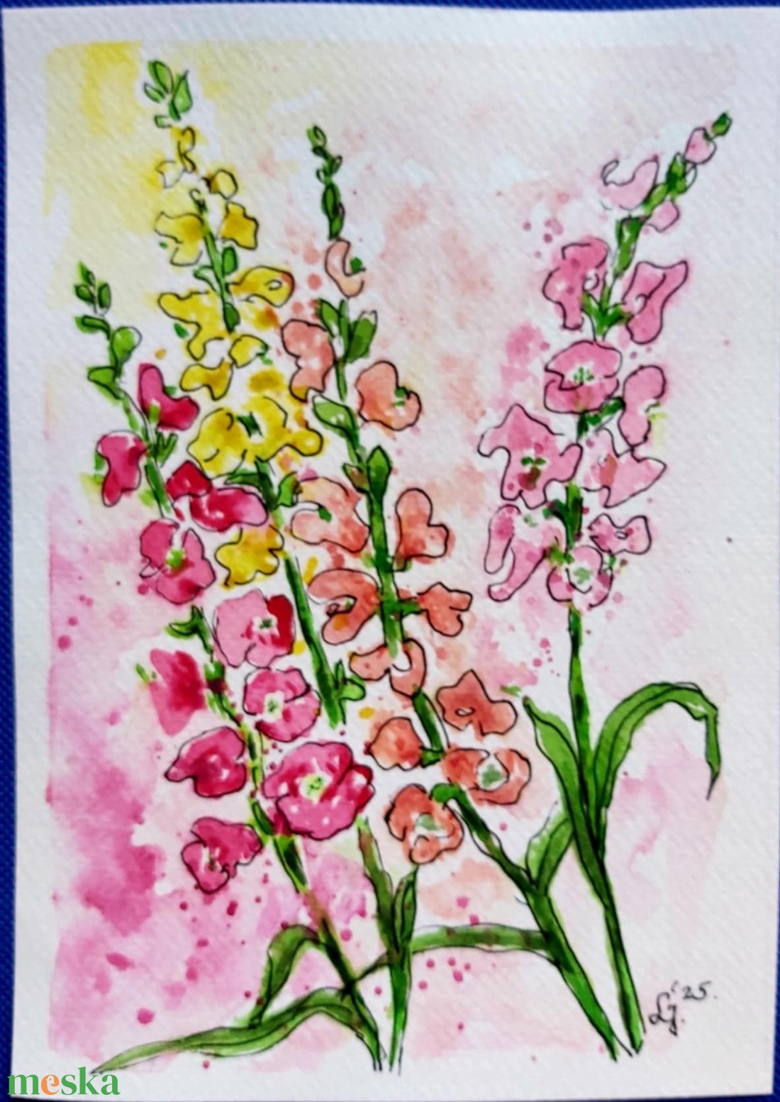 Tátika  - művészet - festmény - akvarell - Meska.hu