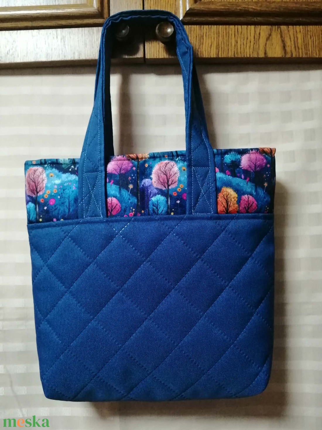 Téli mintás táska - táska & tok - kézitáska & válltáska - kézitáska - Meska.hu