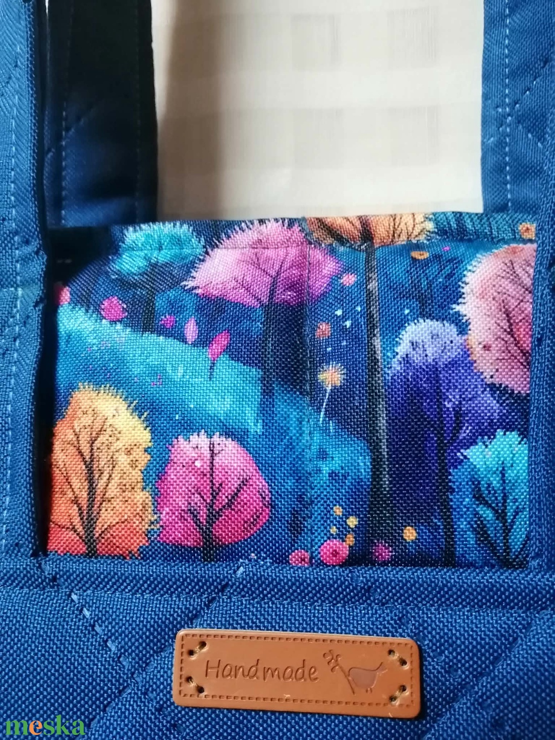 Téli mintás táska - táska & tok - kézitáska & válltáska - kézitáska - Meska.hu