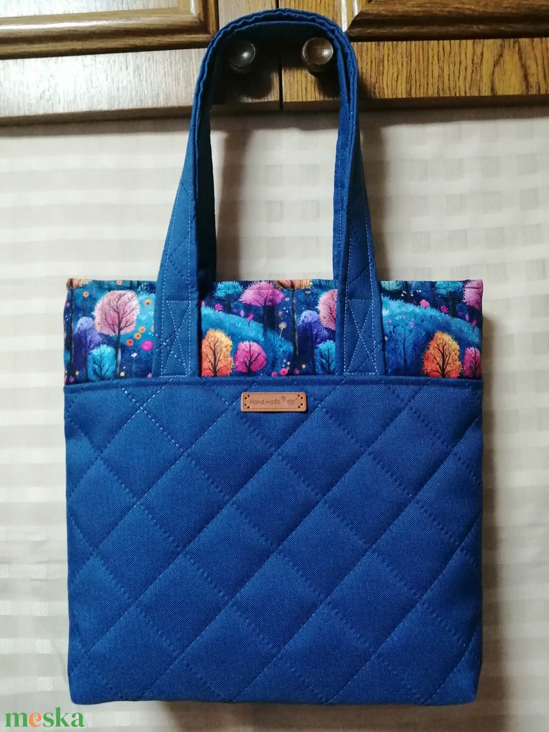 Téli mintás táska - táska & tok - kézitáska & válltáska - kézitáska - Meska.hu