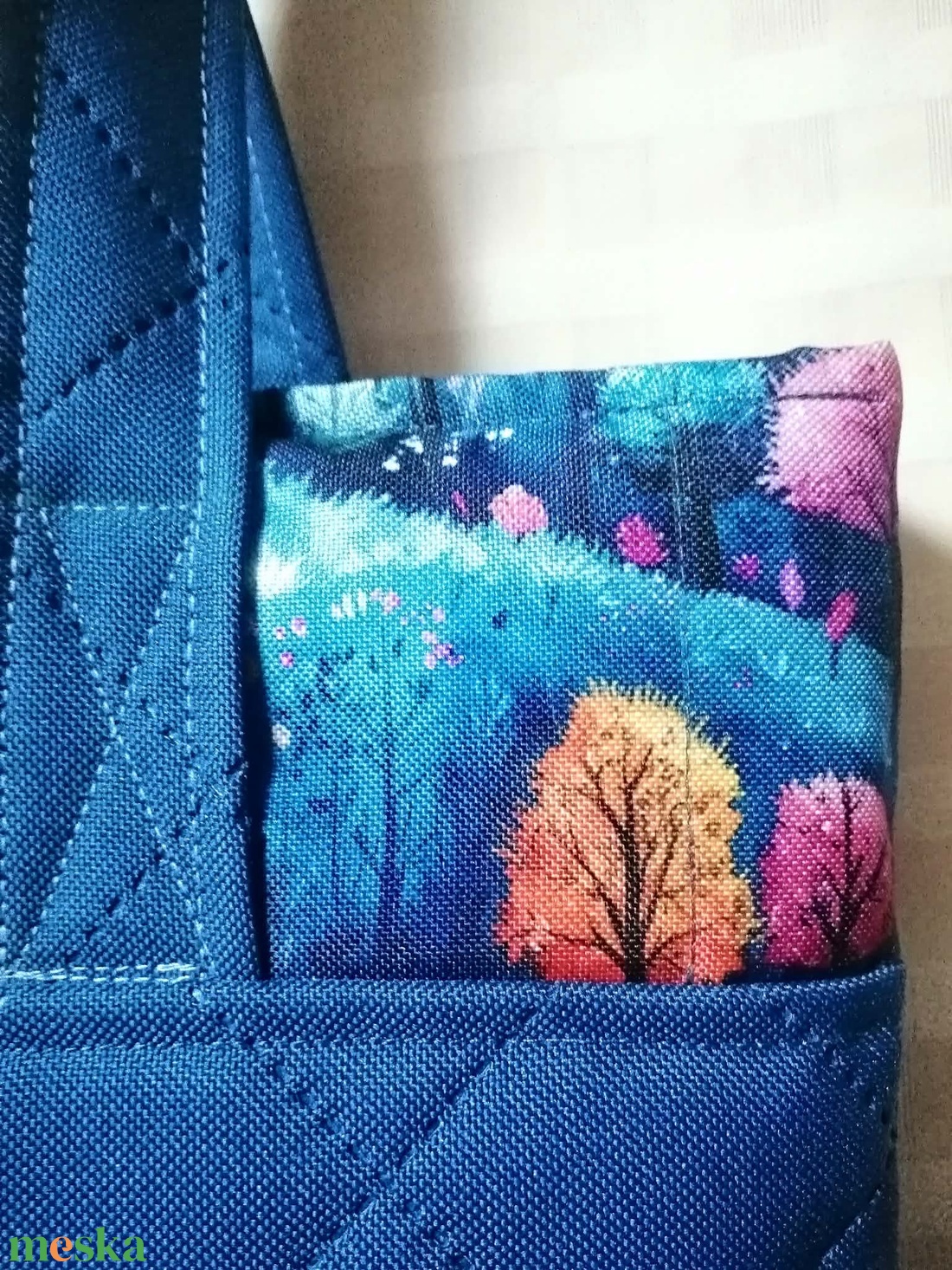 Téli mintás táska - táska & tok - kézitáska & válltáska - kézitáska - Meska.hu