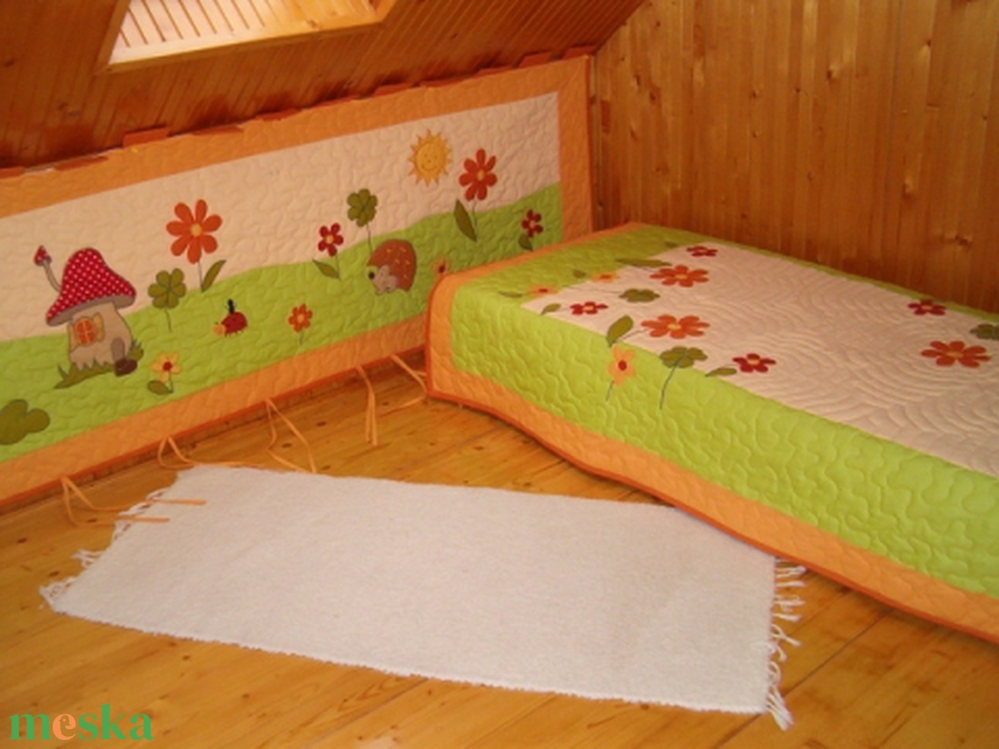 Falvédő ágytakaró gyerekszobába - baba - mama - babaszoba dekoráció - falvédő gyerekszobába - Meska.hu