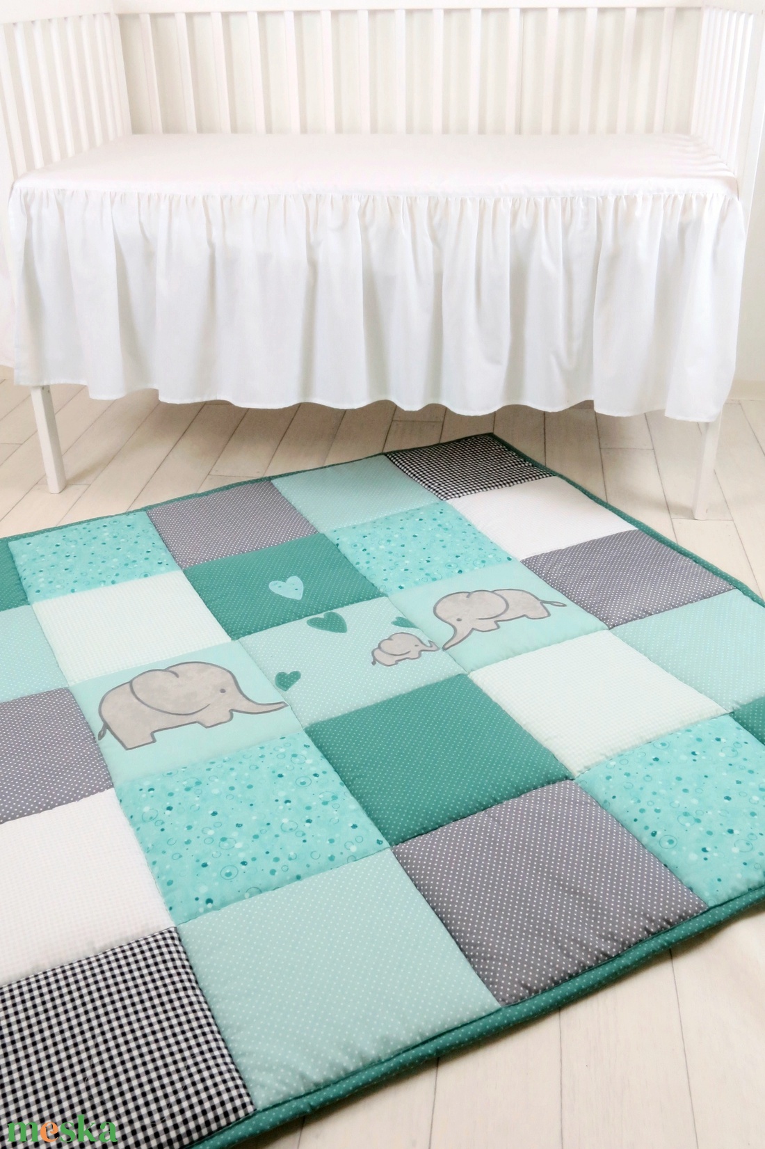 Játszószőnyeg, hempergő babáknak - otthon & lakás - lakástextil - szőnyeg - más típusú szőnyeg - Meska.hu
