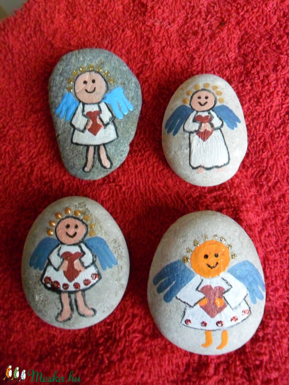 Angyalkás kövek -  - Meska.hu