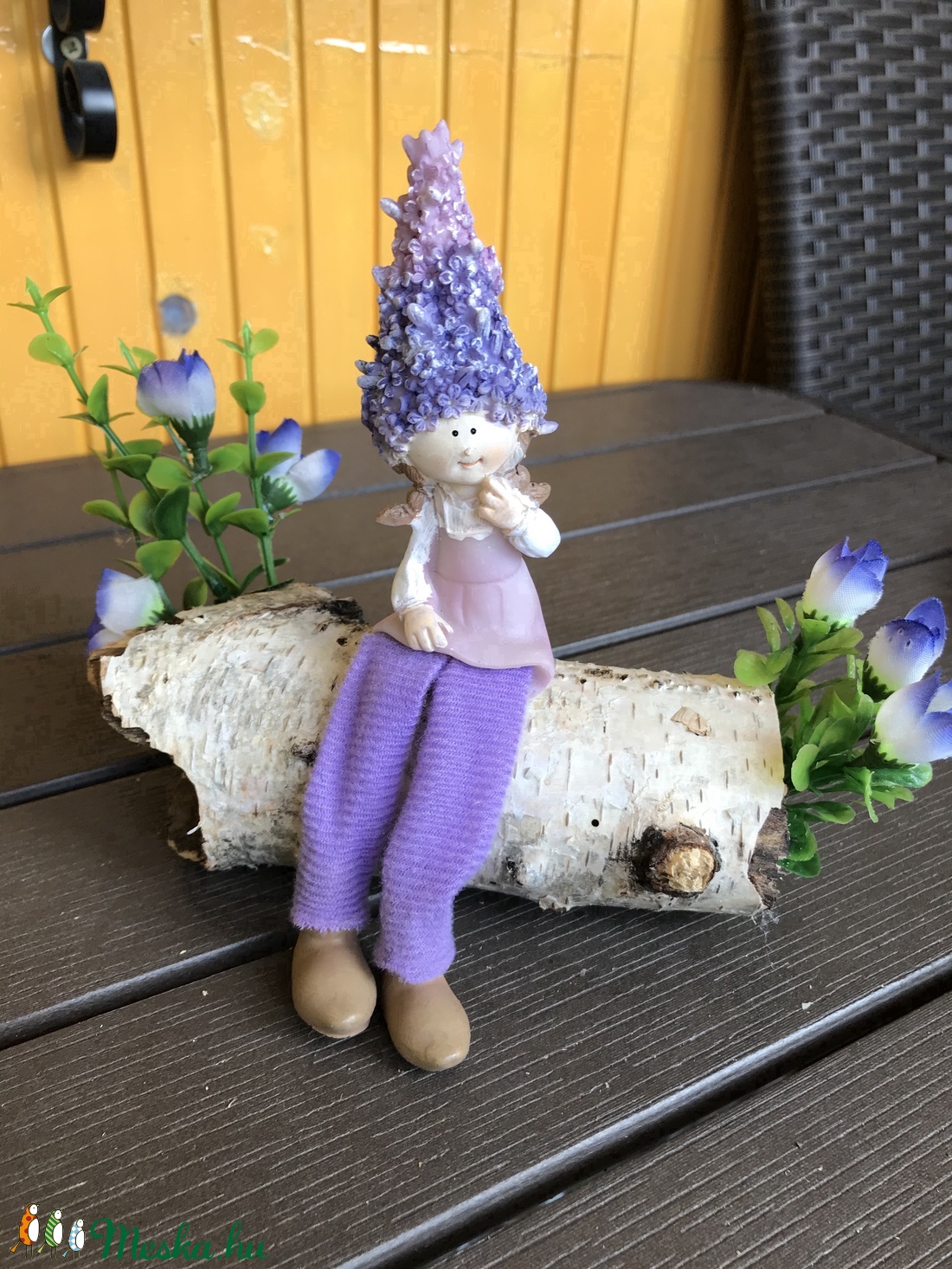 Lila manó farönkön - - Meska.hu Lila manó farönkön - - Meska.hu