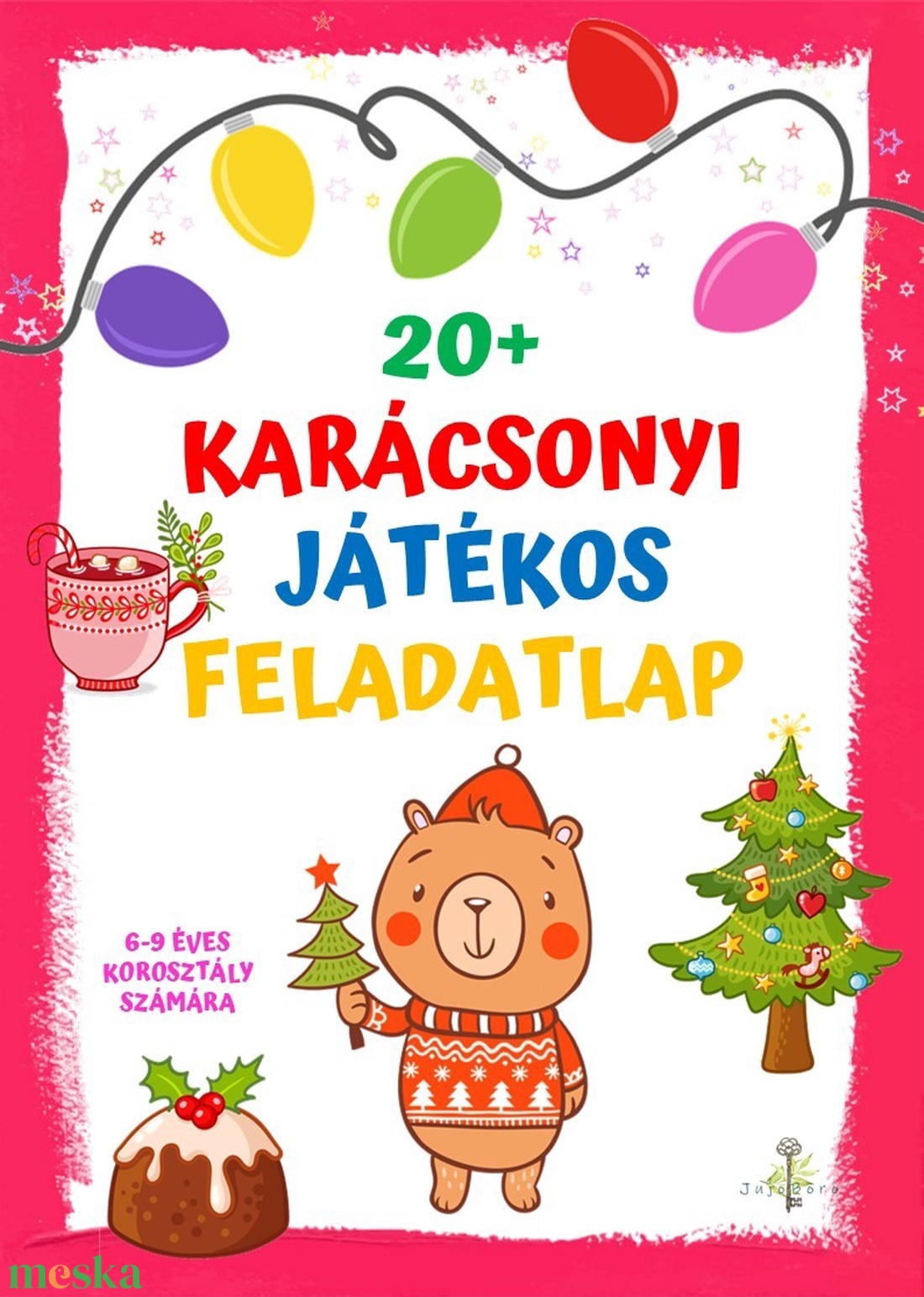 Karácsonyi játékos feladatlapok 6-9 éves korosztály számára - játék & sport - készségfejlesztő és logikai játék - oktató játékok - Meska.hu