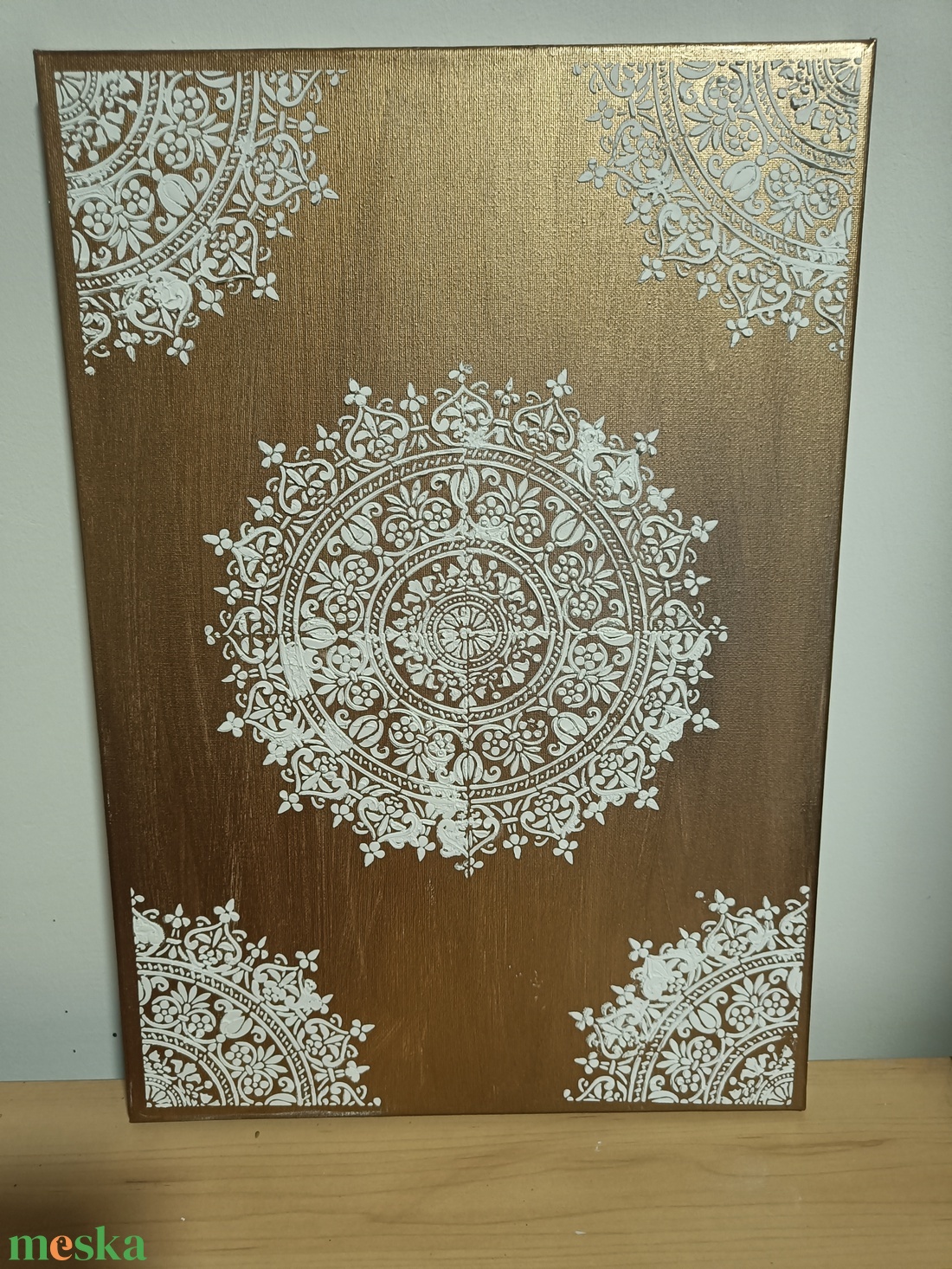 Mandala struktur kép  - művészet - textilkép - egyéb - Meska.hu