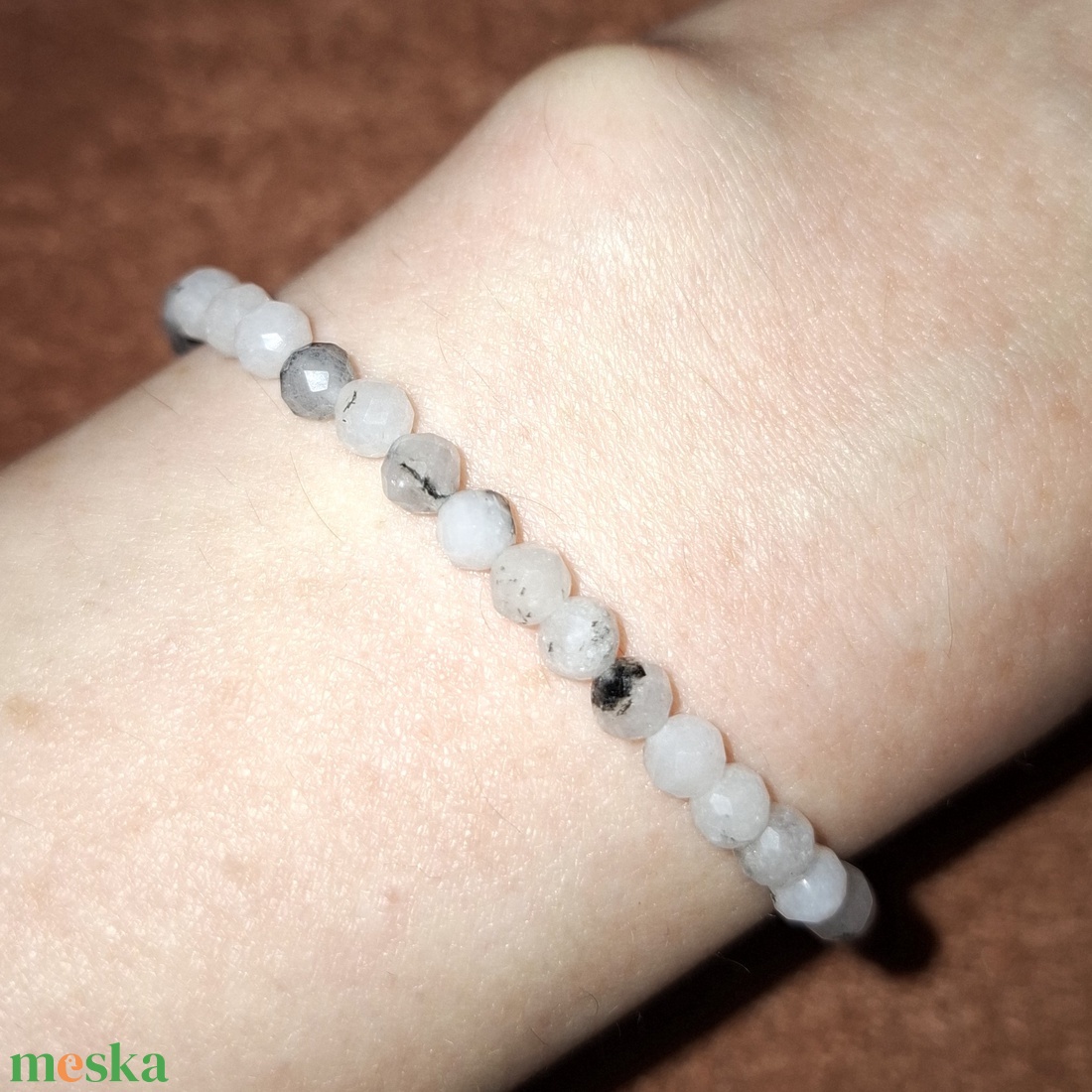 Turmalinkvarc ásványkarkötő - ékszer - karkötő - ásványkarkötő - Meska.hu