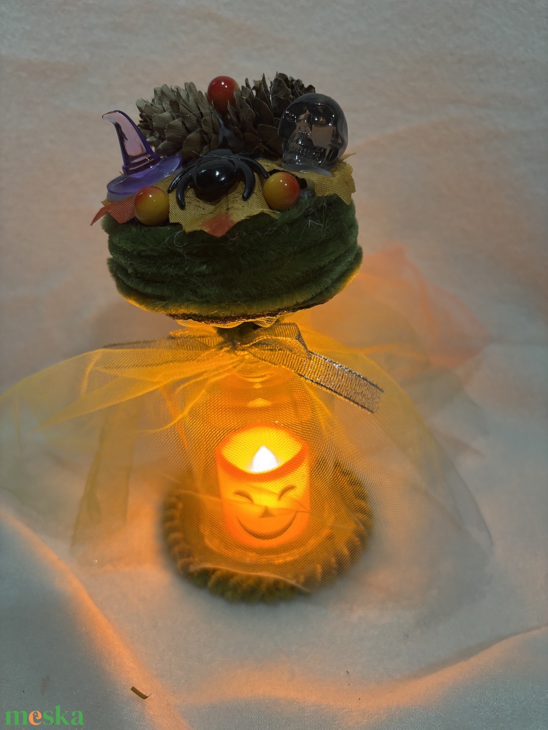 Halloween asztal dísz - otthon & életmód - dekoráció - halloween - halloweeni asztaldísz - Meska.hu