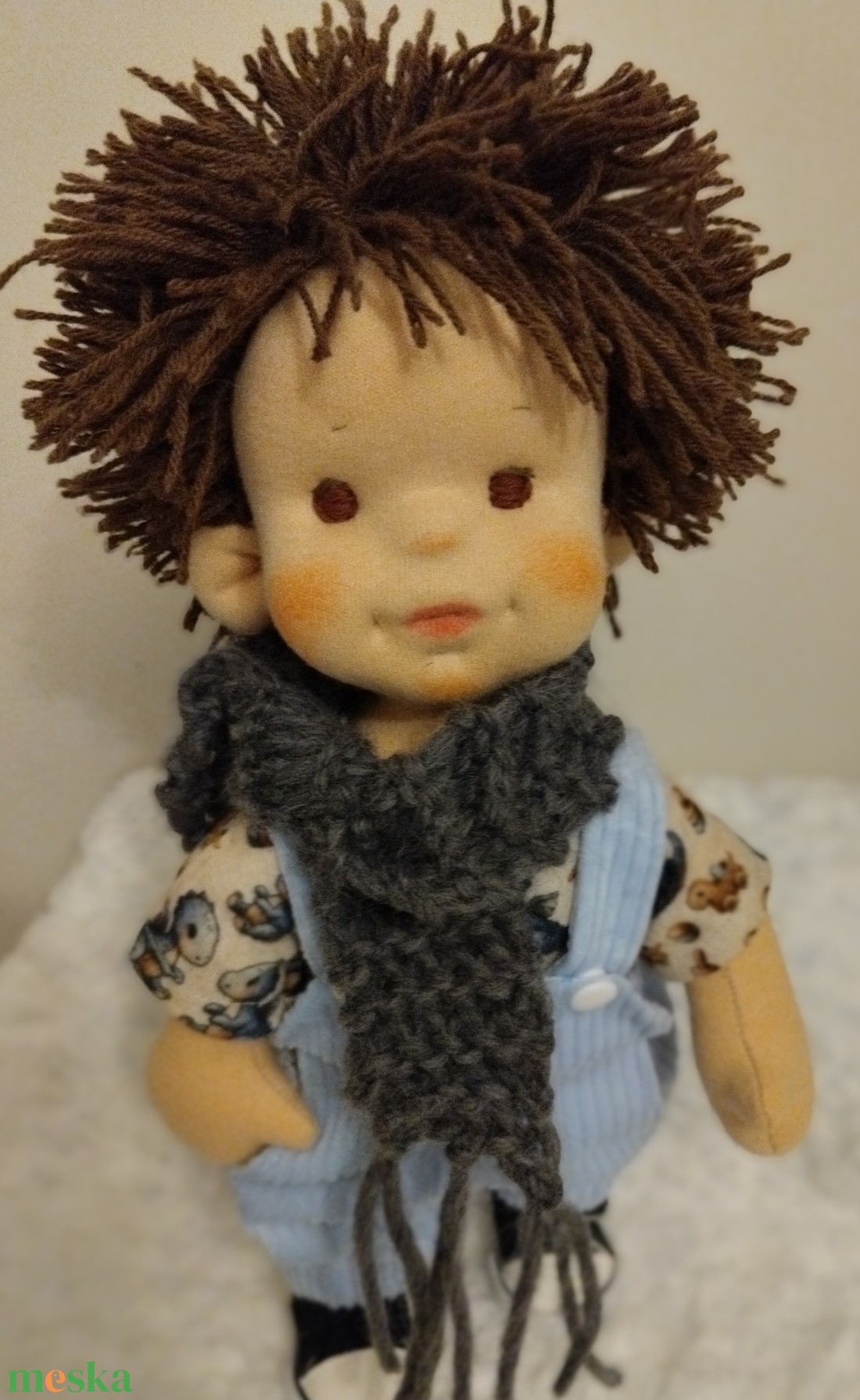 Természetes anyagokból készült baba  - játék & sport - baba & babaház - öltöztethető baba - Meska.hu