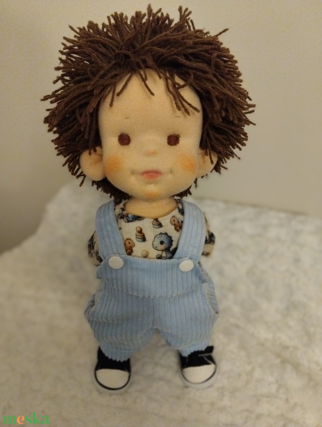 Természetes anyagokból készült baba  - játék & sport - baba & babaház - öltöztethető baba - Meska.hu