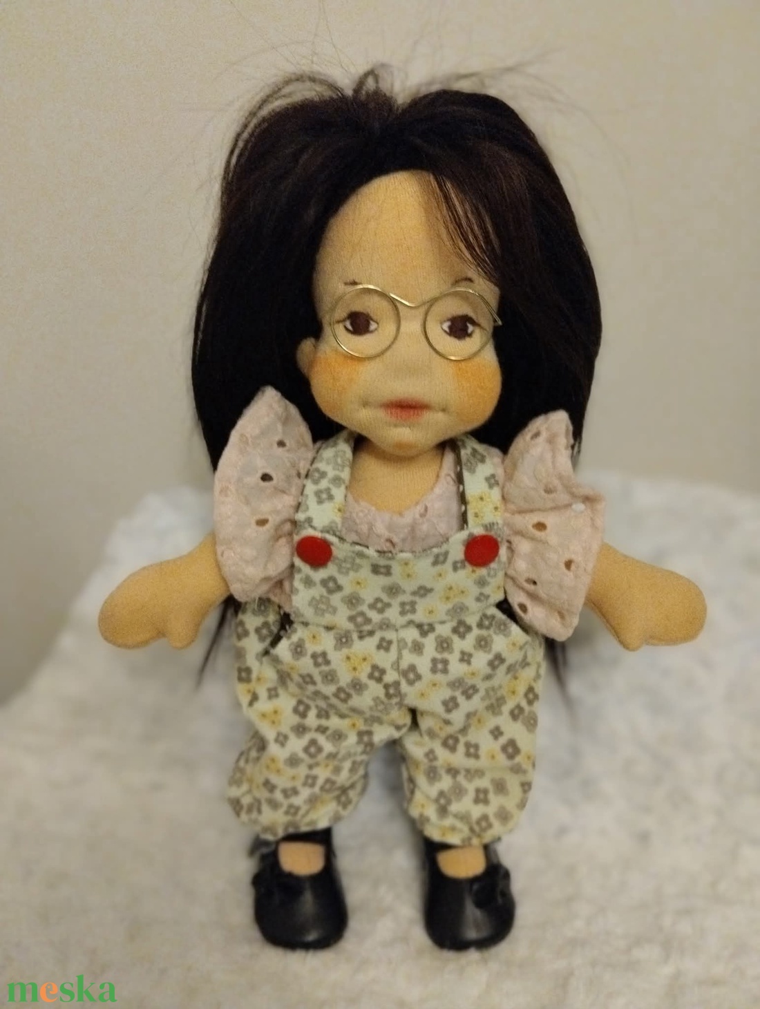 Természetes anyagokból készült baba  - játék & sport - baba & babaház - öltöztethető baba - Meska.hu