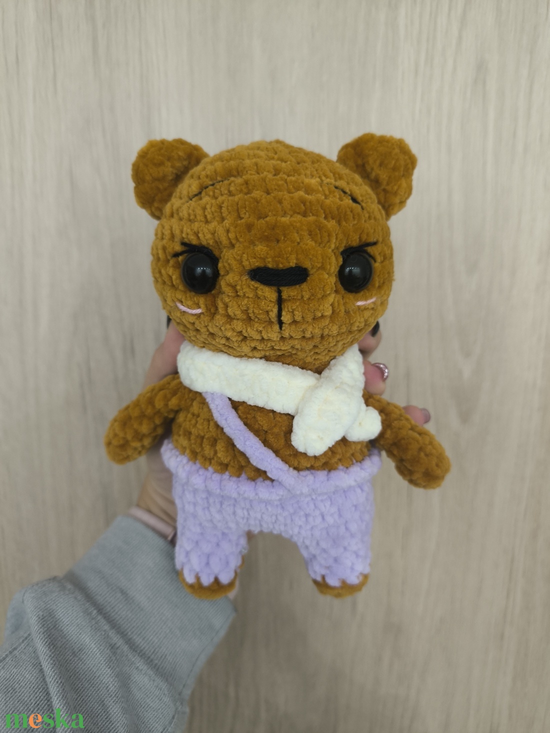 Horgolt mackó - játék & sport - plüssállat & játékfigura - maci - Meska.hu