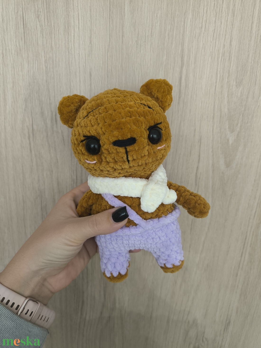 Horgolt mackó - játék & sport - plüssállat & játékfigura - maci - Meska.hu