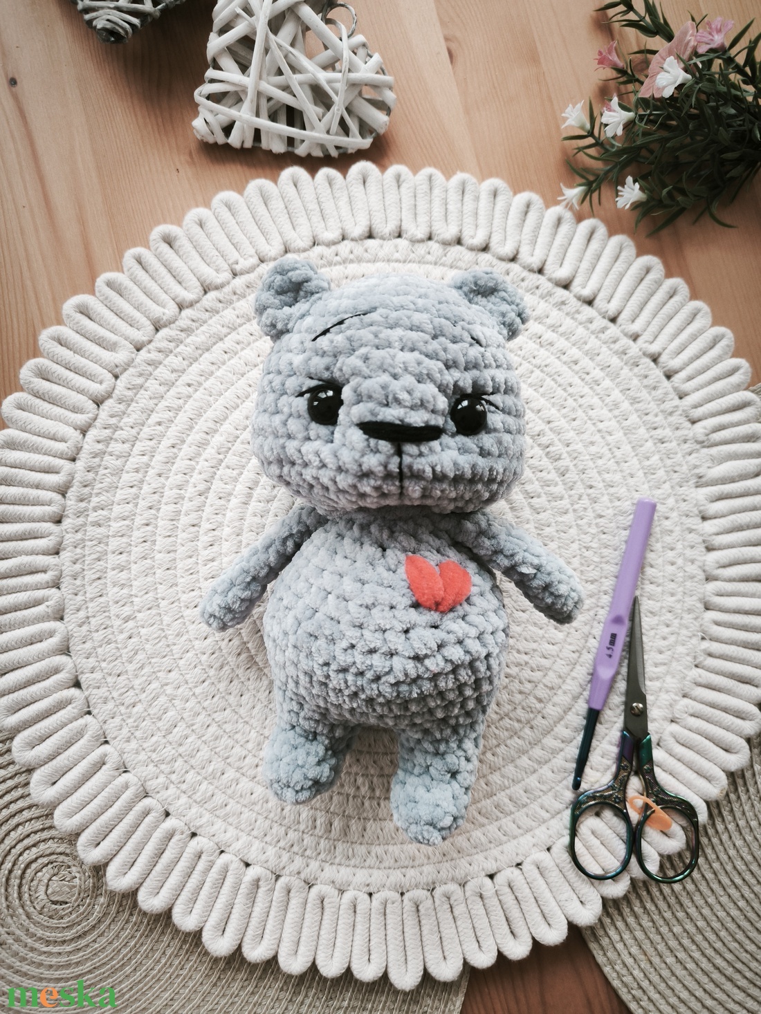 Horgolt maci  - játék & sport - plüssállat & játékfigura - maci - Meska.hu