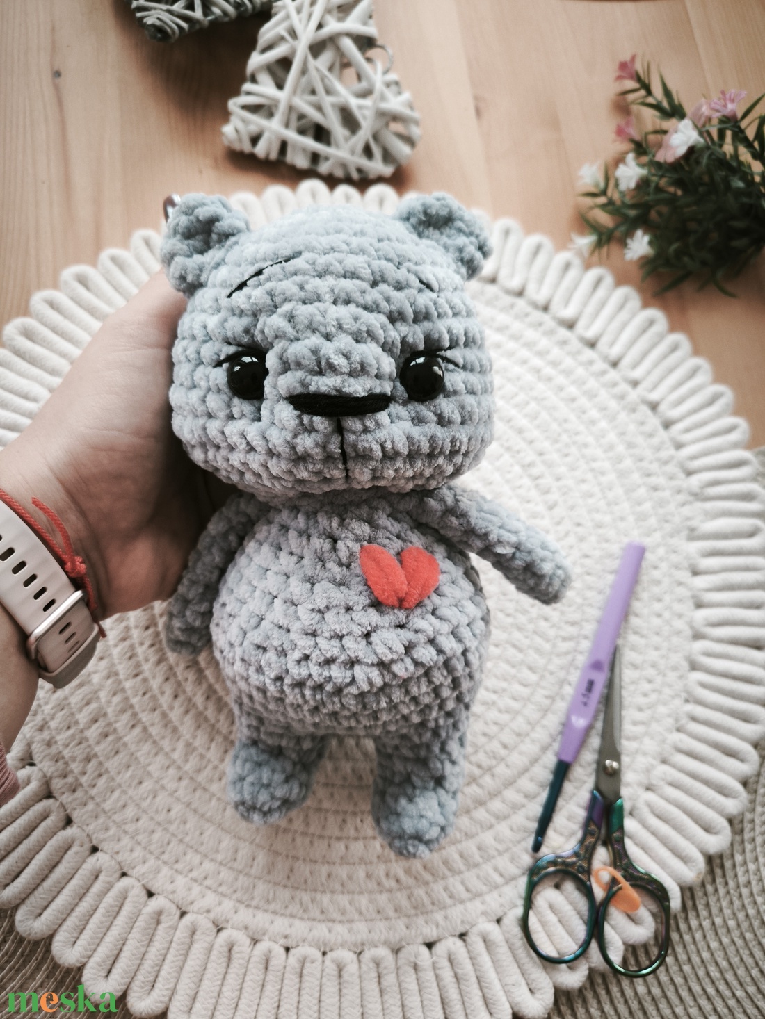 Horgolt maci  - játék & sport - plüssállat & játékfigura - maci - Meska.hu