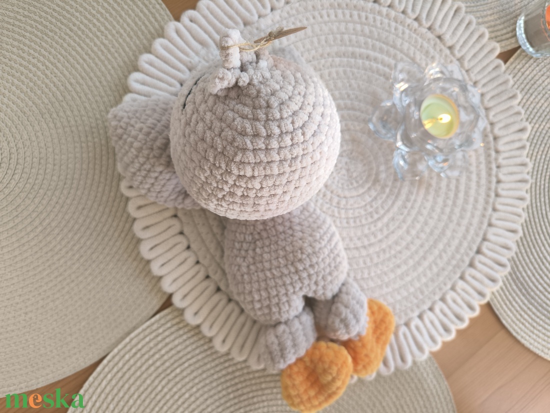 Horgolt kacsa nyunyóka - játék & sport - plüssállat & játékfigura - más figura - Meska.hu