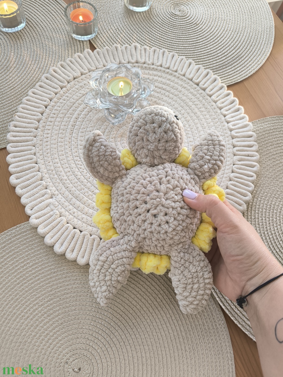 Horgolt teknős - játék & sport - plüssállat & játékfigura - teknős - Meska.hu