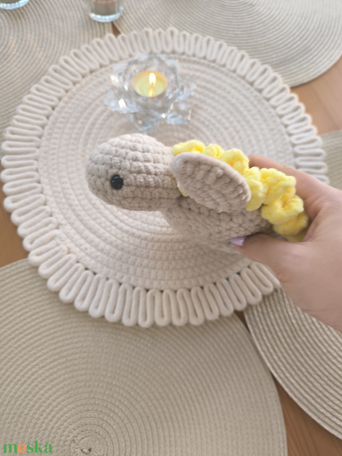 Horgolt teknős - játék & sport - plüssállat & játékfigura - teknős - Meska.hu