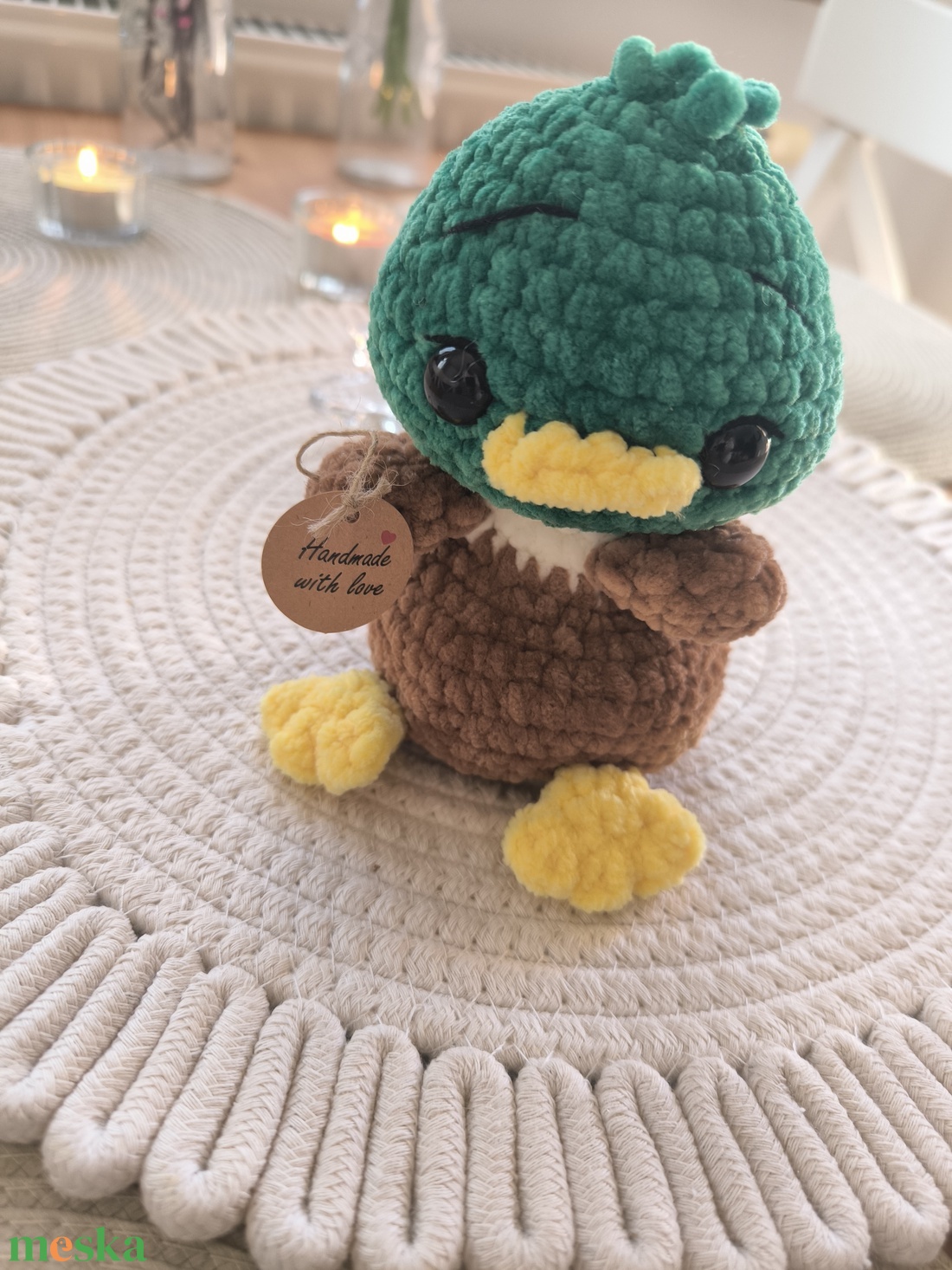 Horgolt vadkacsa - játék & sport - plüssállat & játékfigura - más figura - Meska.hu