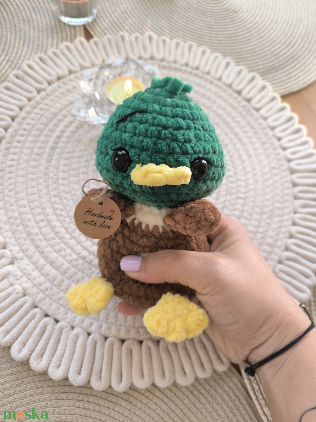 Horgolt vadkacsa - játék & sport - plüssállat & játékfigura - más figura - Meska.hu