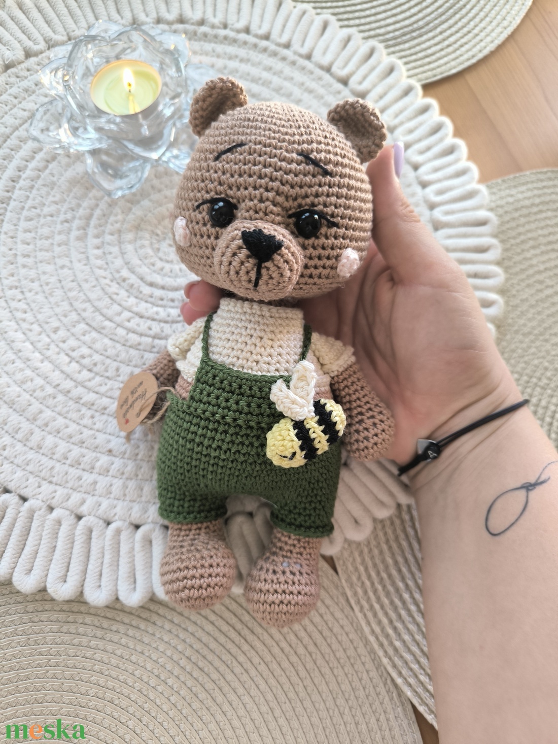 Horgolt mackó  - játék & sport - plüssállat & játékfigura - maci - Meska.hu