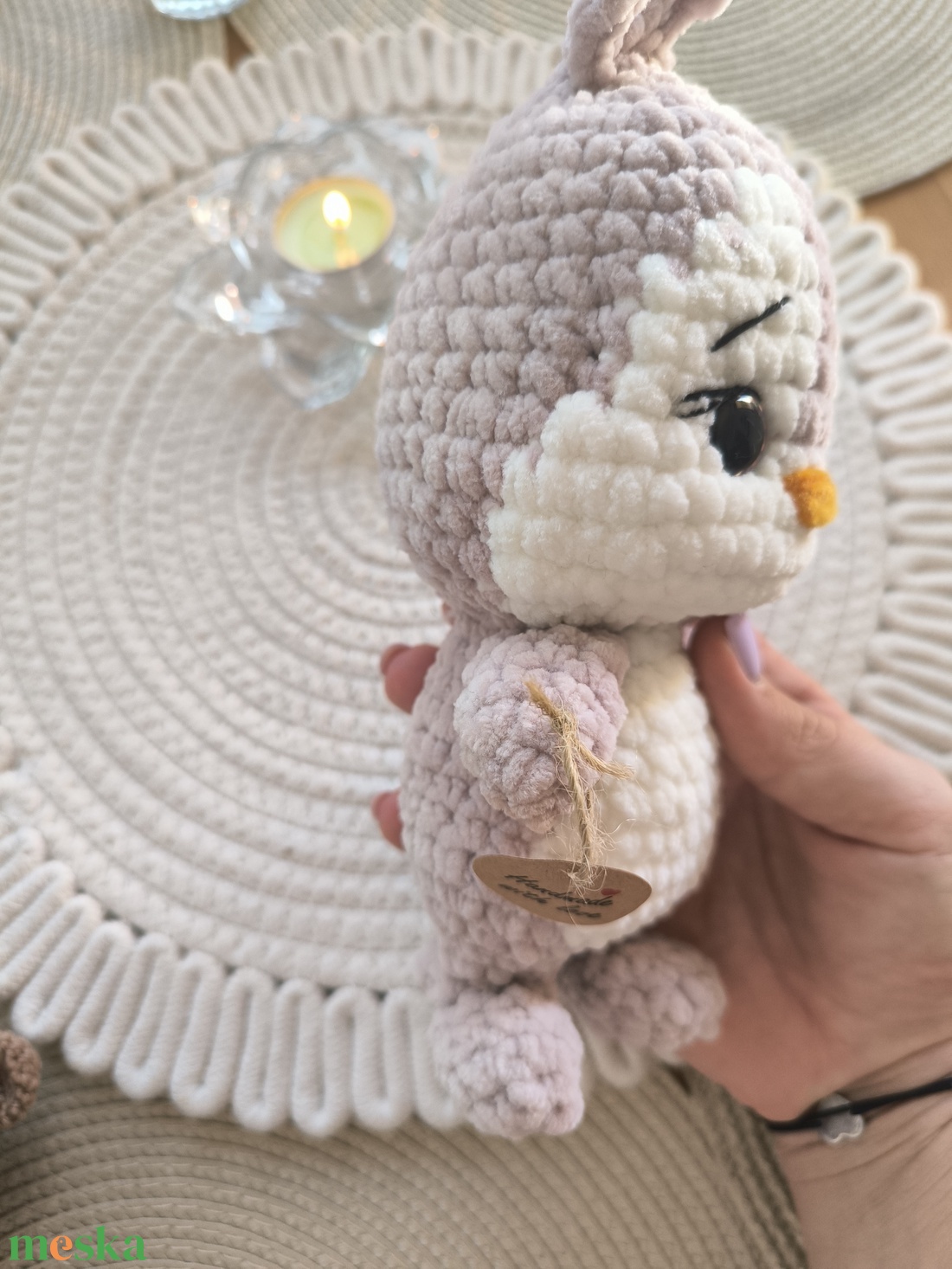 Horgolt pingvin  - játék & sport - plüssállat & játékfigura - pingvin - Meska.hu