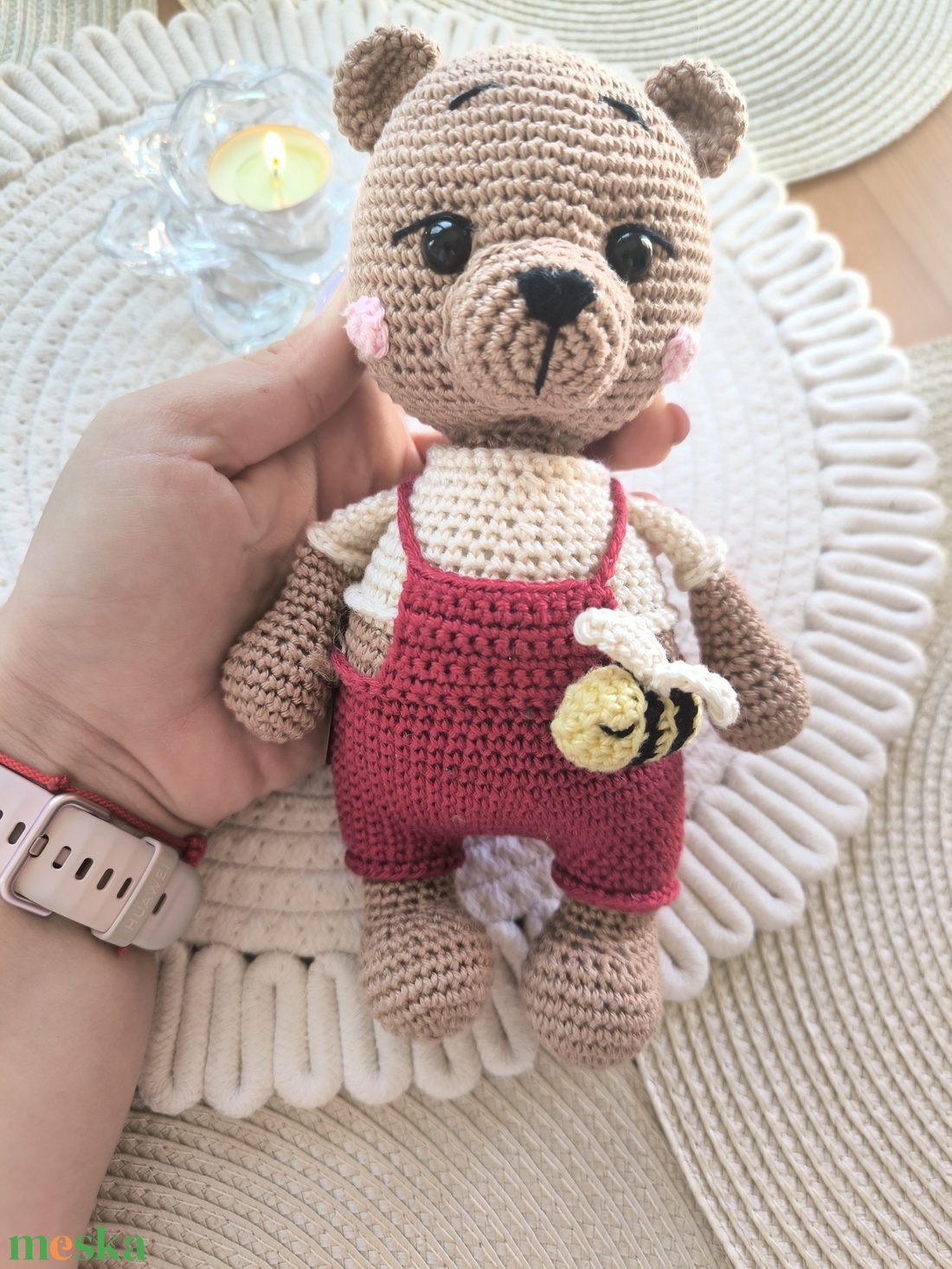 Horgolt mackó  - játék & sport - plüssállat & játékfigura - maci - Meska.hu