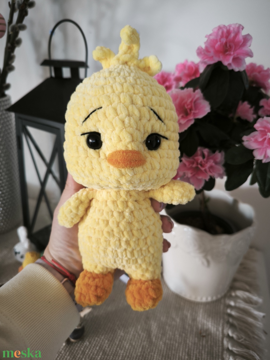 Horgolt csibe - játék & sport - plüssállat & játékfigura - más figura - Meska.hu