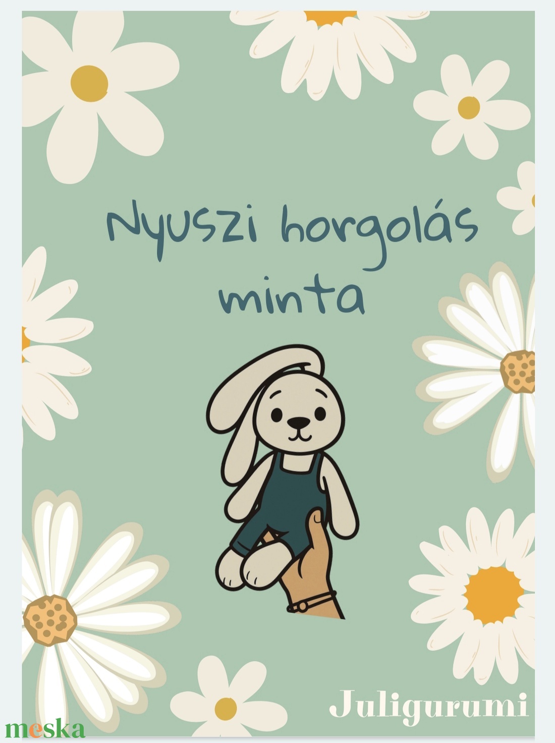 Nyuszi horgolás MINTA - diy (csináld magad) - szabásminta, útmutató - horgolási minta - Meska.hu