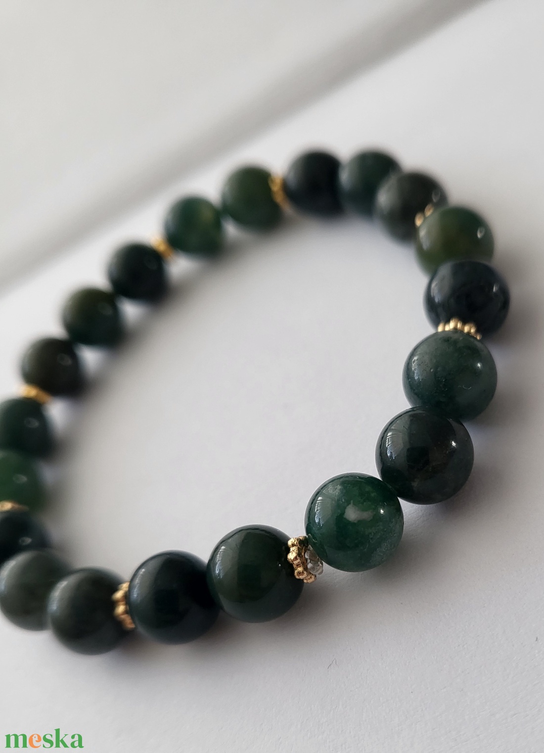 Mohaachát ásványkarkötő - ékszer - karkötő - ásványkarkötő - Meska.hu