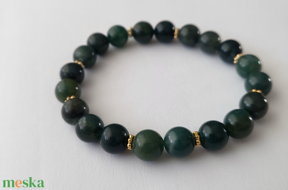 Mohaachát ásványkarkötő - ékszer - karkötő - ásványkarkötő - Meska.hu